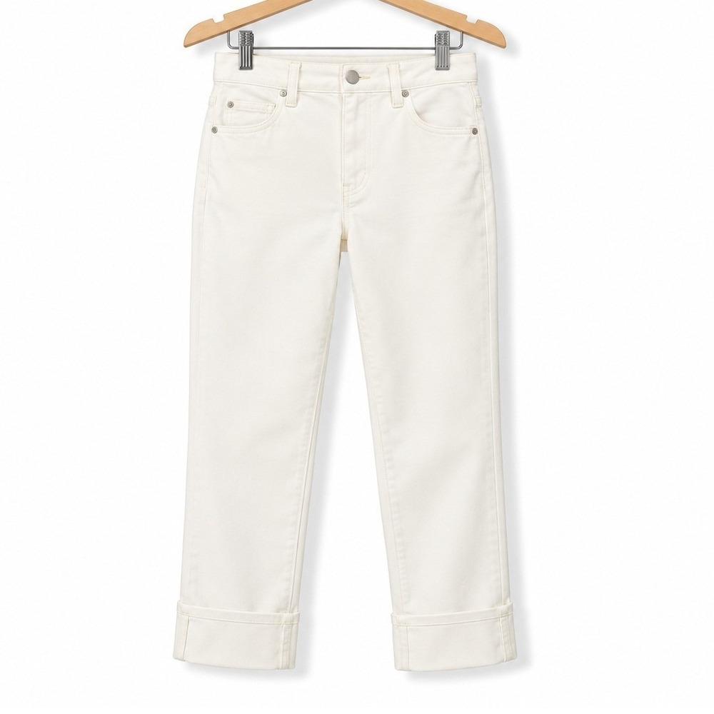 Liverpool Los Angeles Denim Womens 6 Bone White Marley Girlfriend Jean A678097